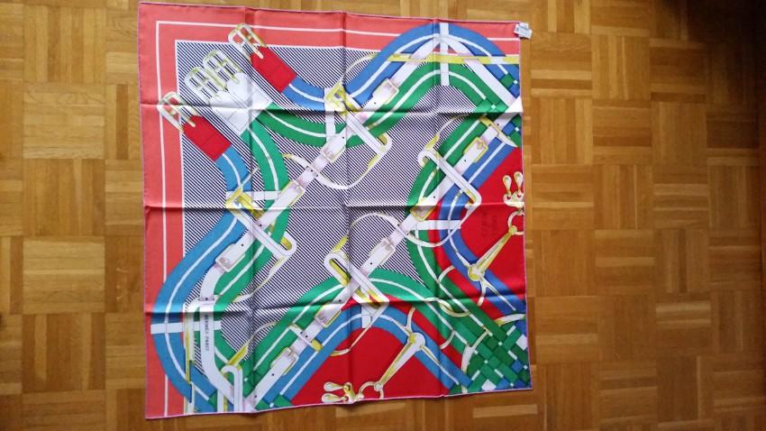 Hermes Sold Out Mors a Jouets Chemise Detail scarf 90