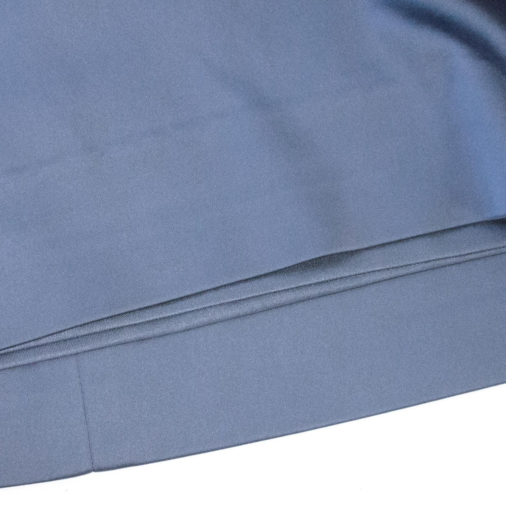 David Meister Blue One Shoulder Dress