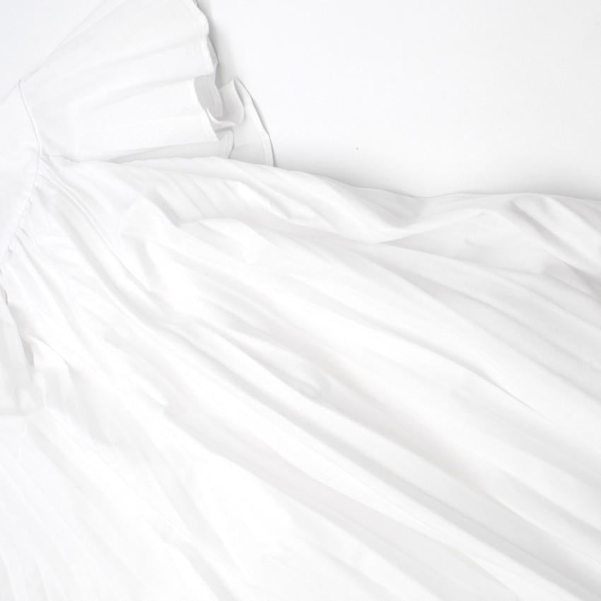 Jacadi white pleated dress