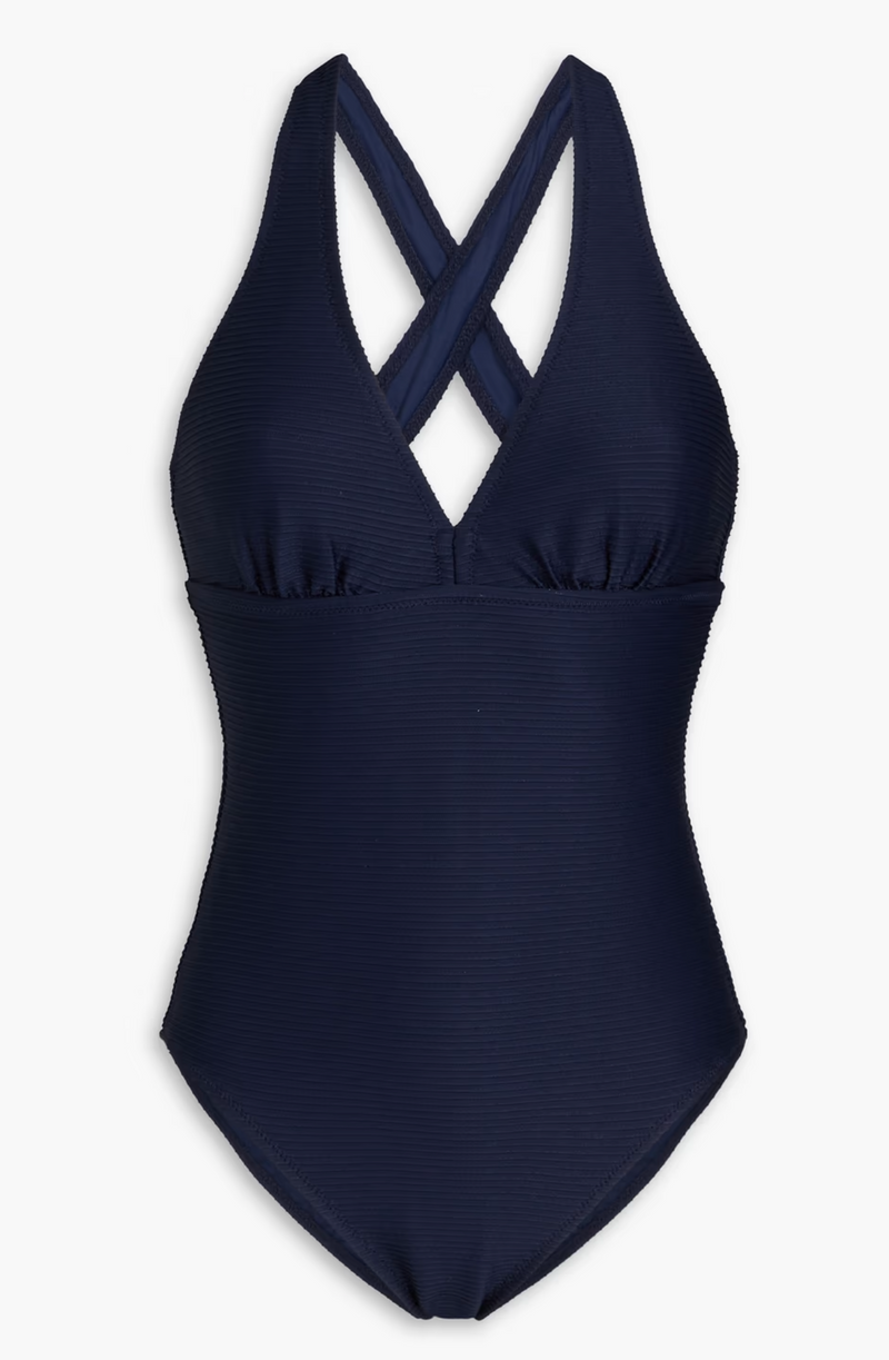Heidi Klein Ribbed Underwired Swimsuit