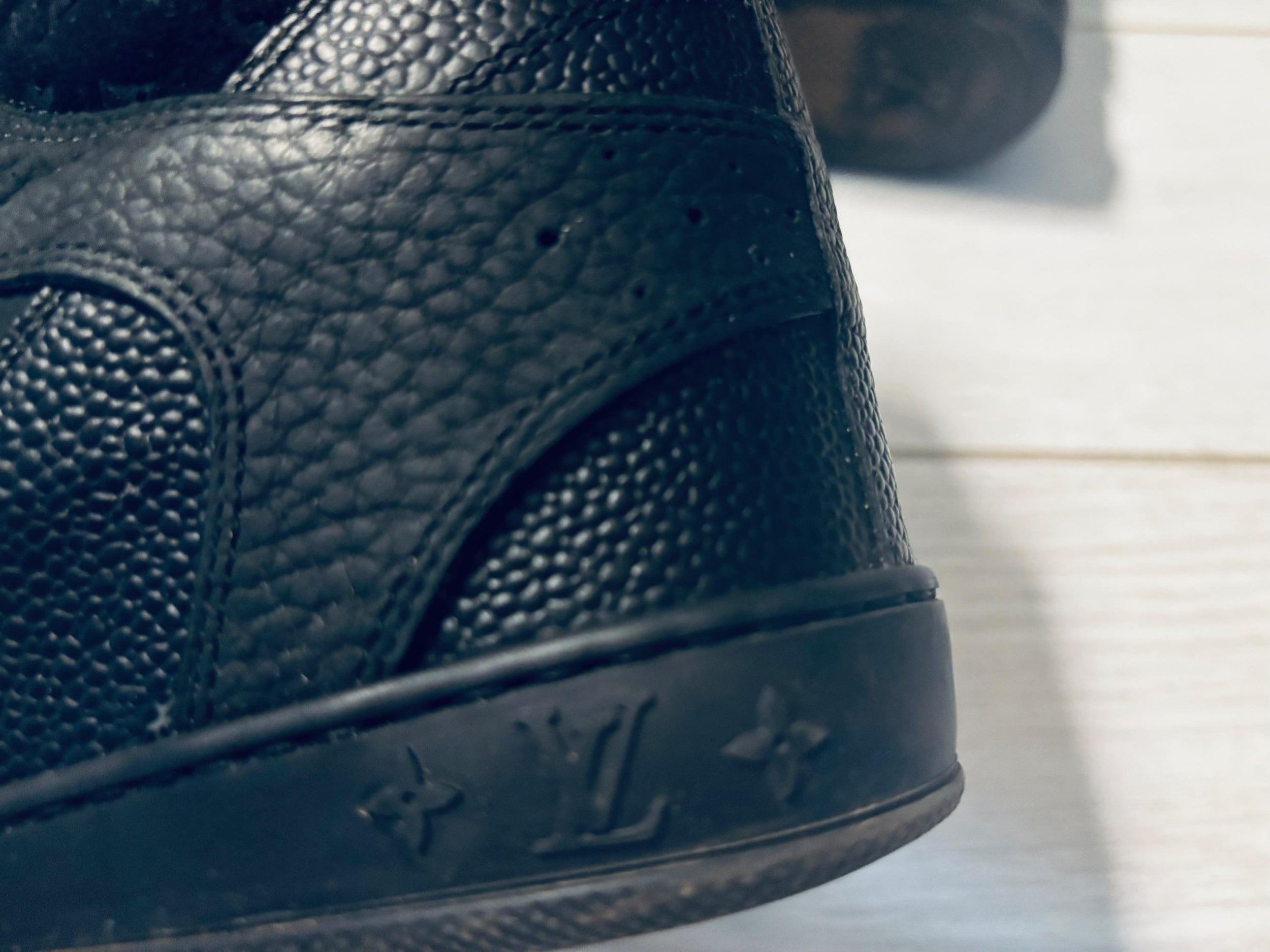 Louis Vuitton Black Monogram Ankle Boots