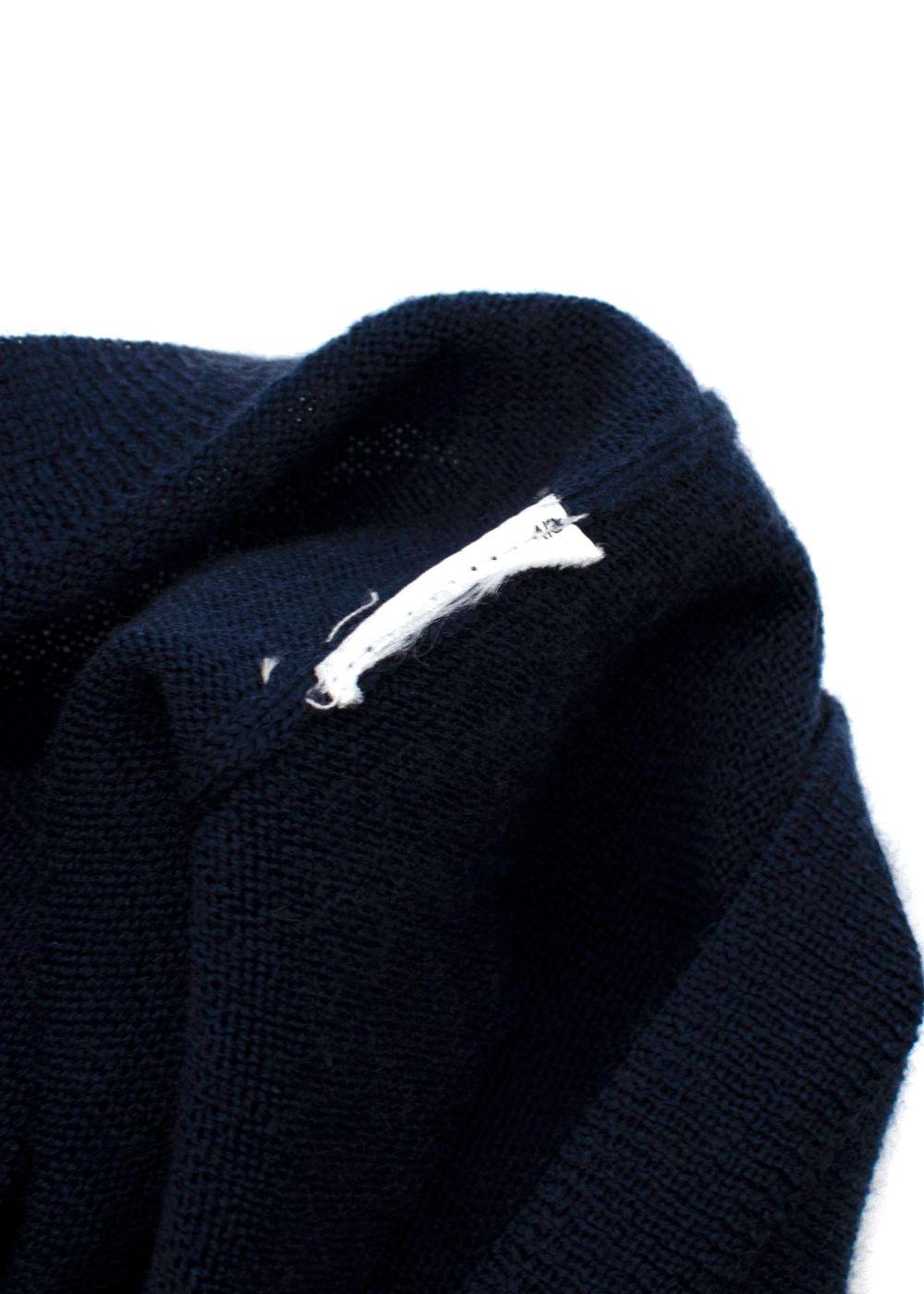 Bonpoint Kids Navy Wool Cardigan