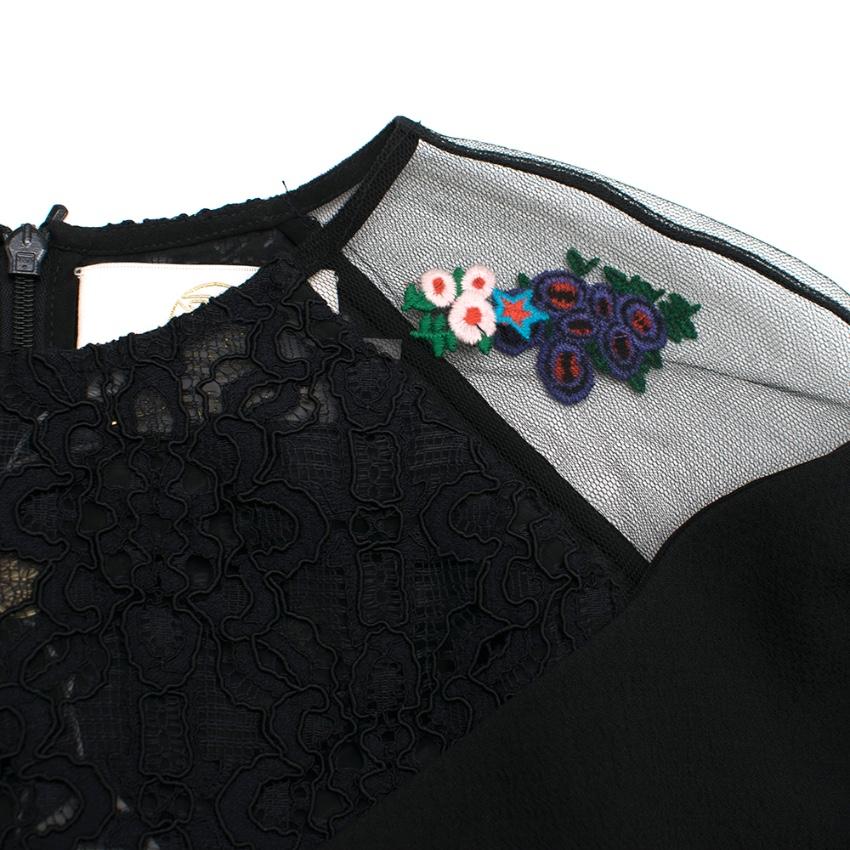 Zayan The Label Juno Black Embellished Sequin Dress