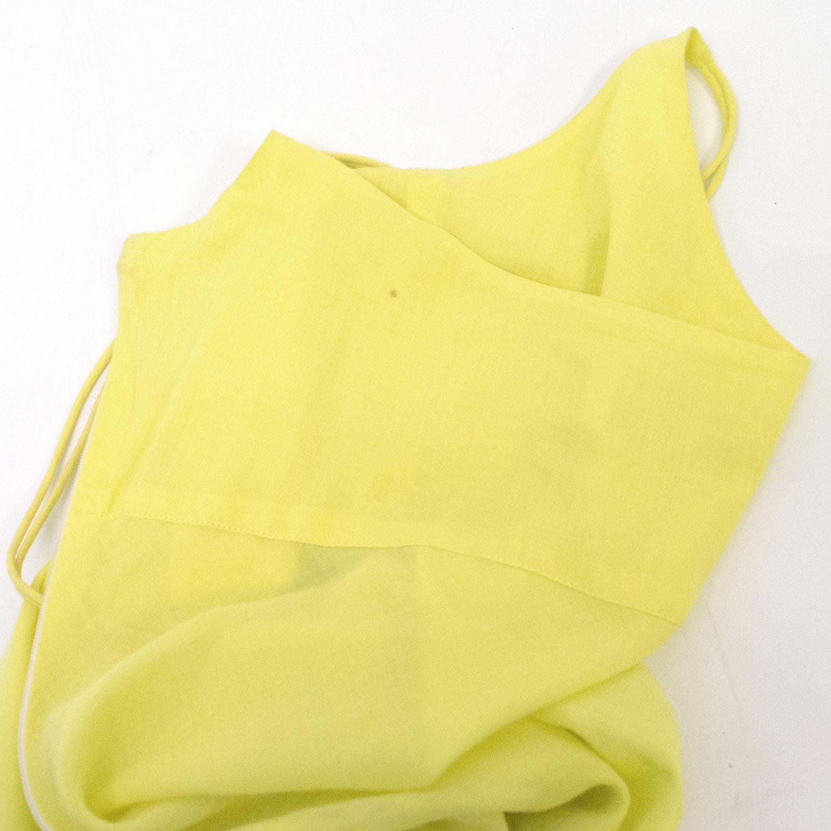 Elizabeth Hurley Yellow Beach Dress