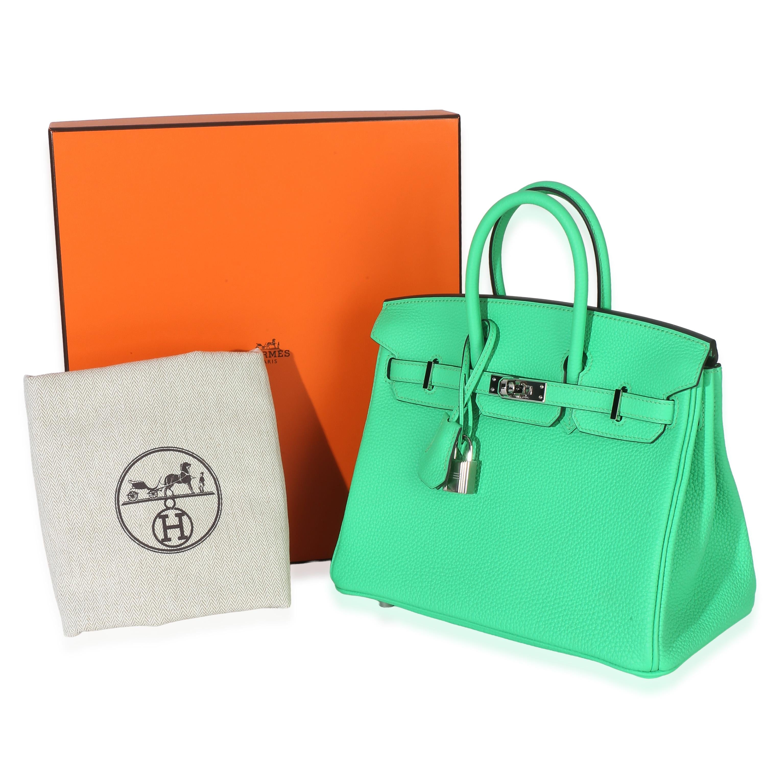 Hermès Togo Birkin Vert Comics 25 PHW
