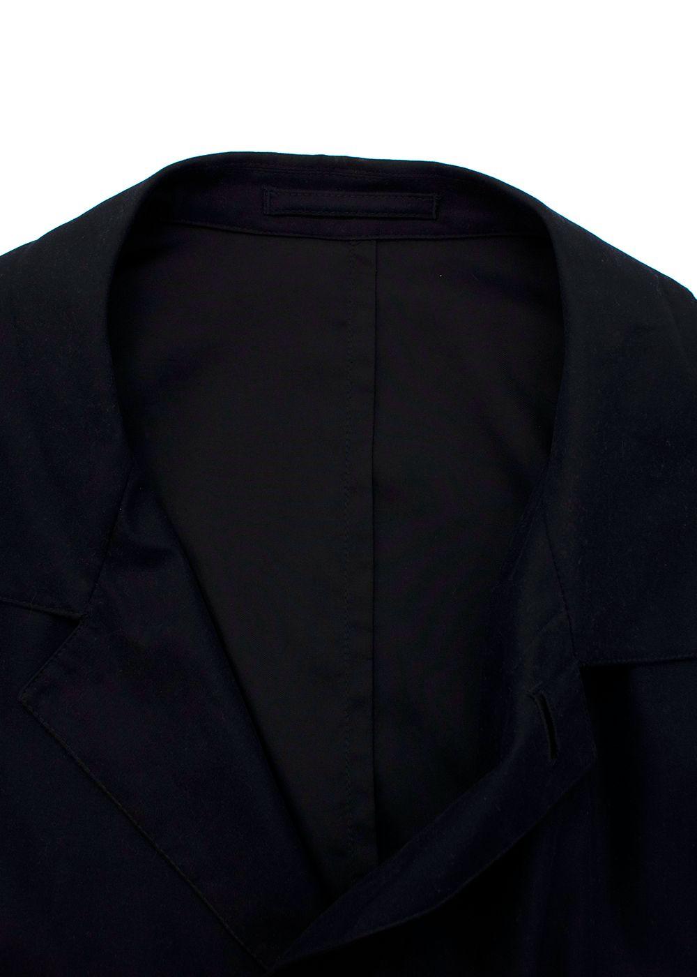 Aquascutum Black Polyester Coat