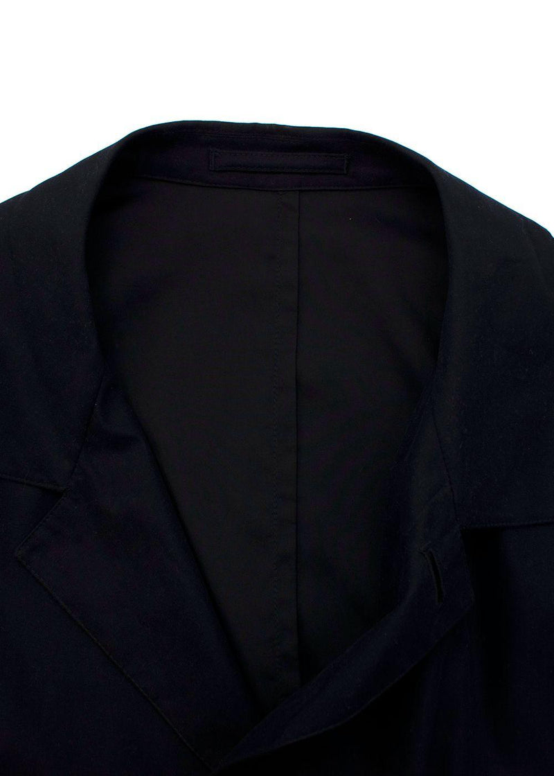 Aquascutum Black Polyester Coat