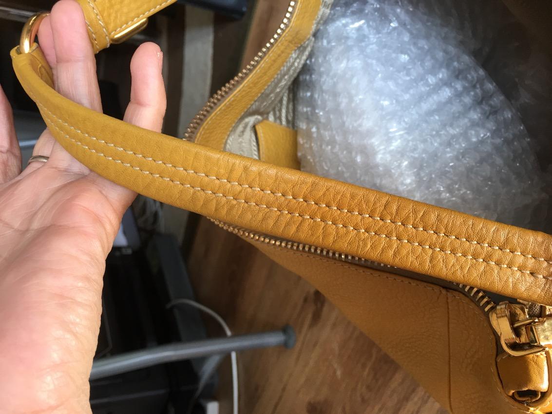 Prada Yellow Shoulder Bag