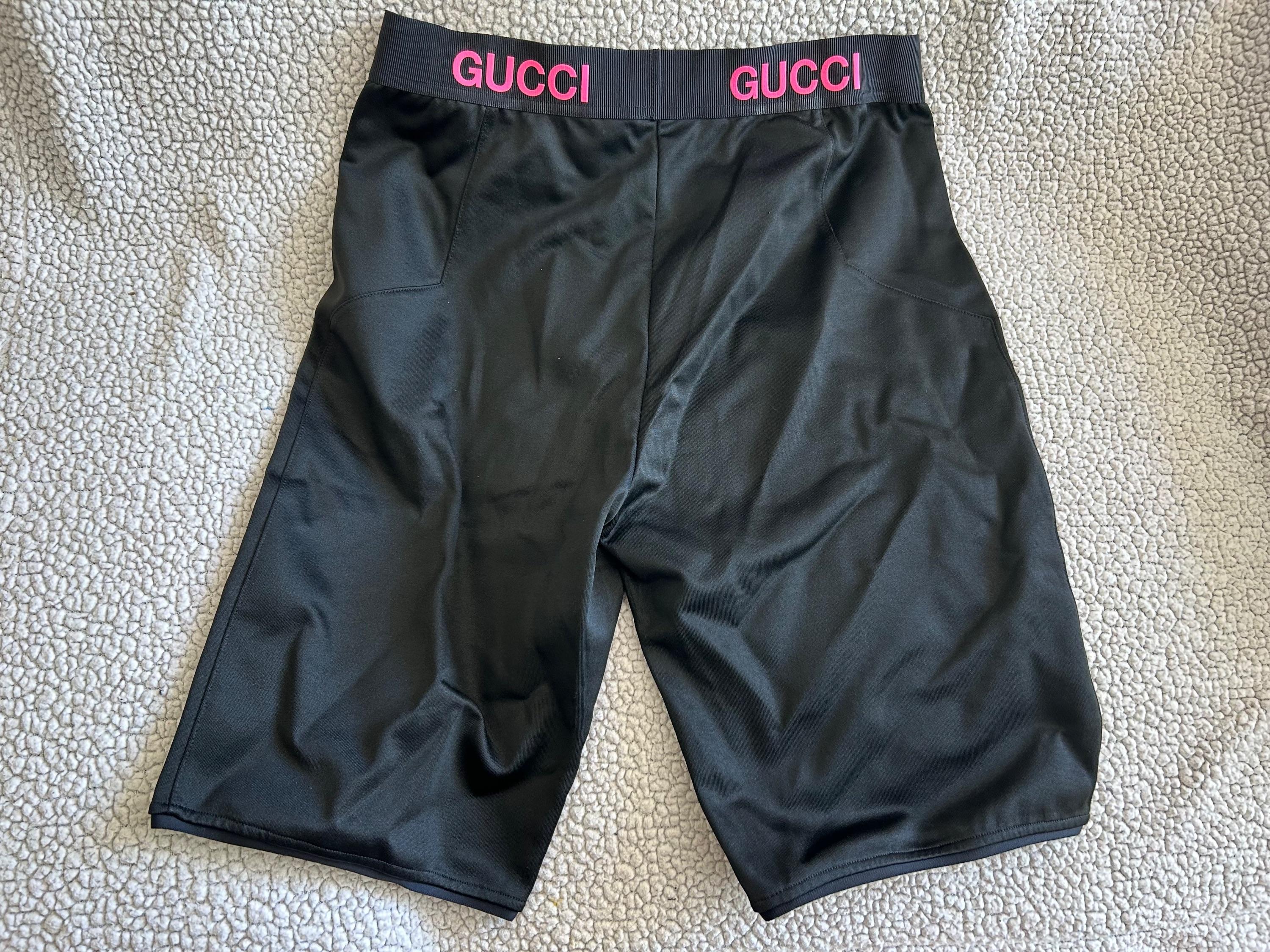 Gucci Black Technical Jersey Cycling Shorts