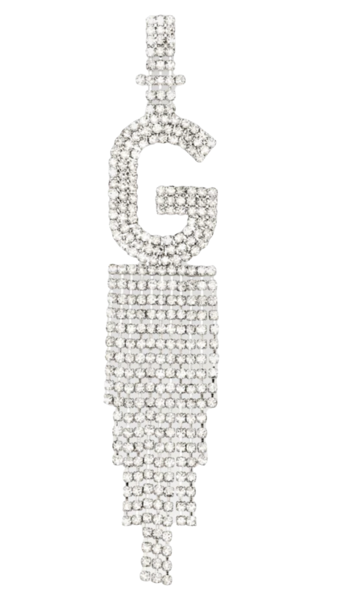 Retrofête "G" Alphabet Earring
