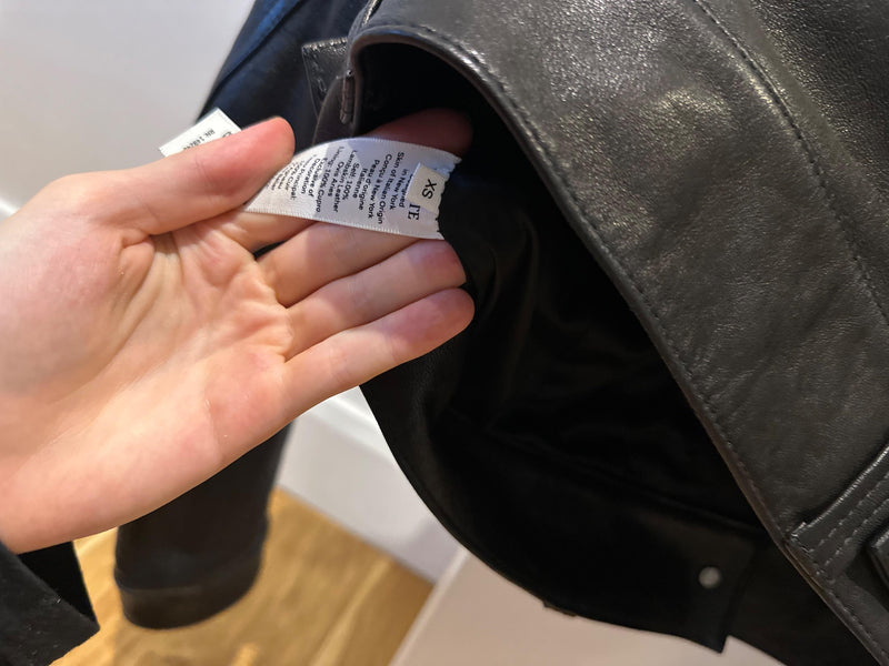 Khaite Black Rizzo Studded Leather Jacket