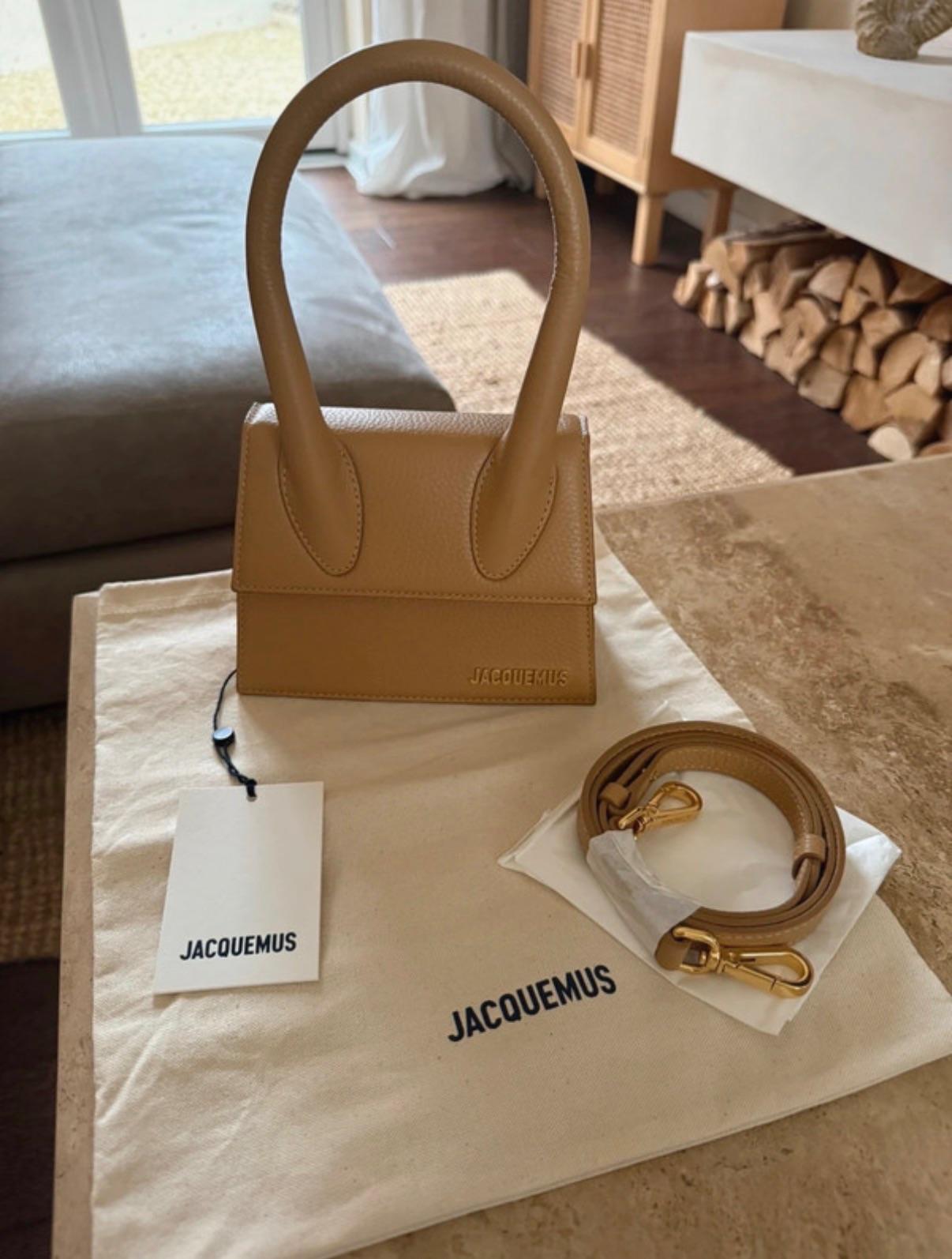 Jacquemus Medium Tan Leather Chiquito