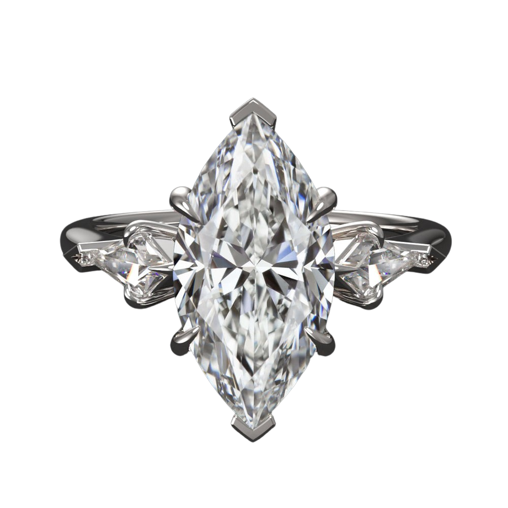 2CT Marquis Cut Lab Grown Diamond