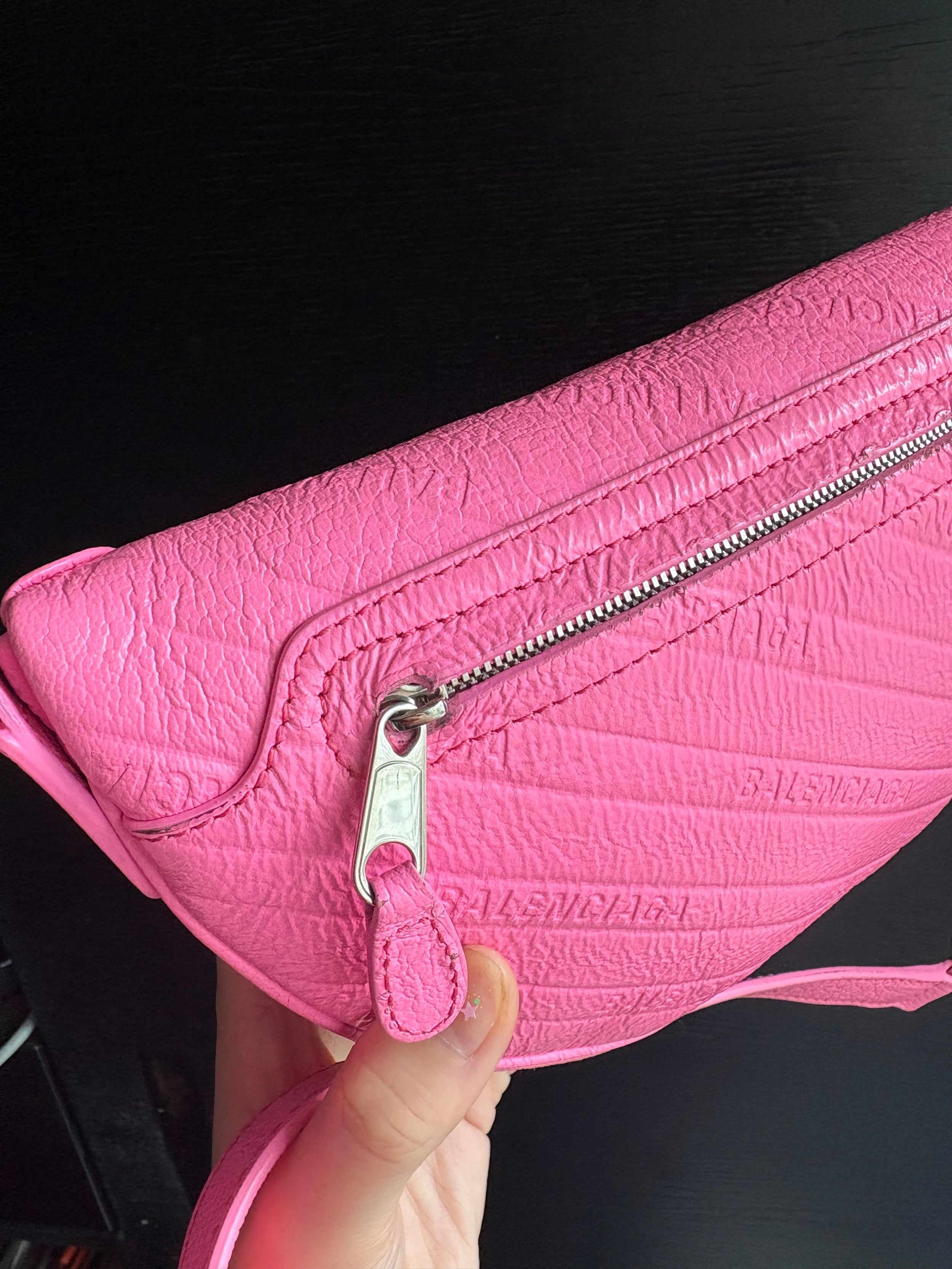 Balenciaga Souvenir XS Pink Leather Bag