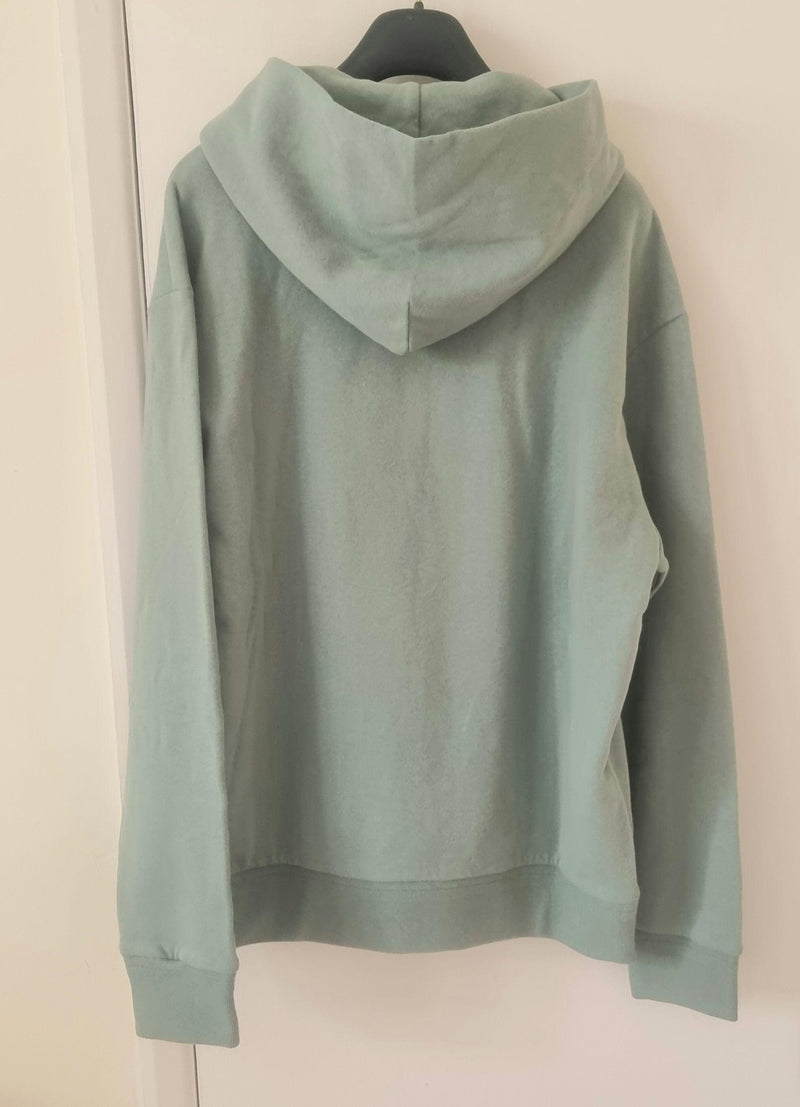 Cotton/Cashmere Blend Pale Green Hoodie