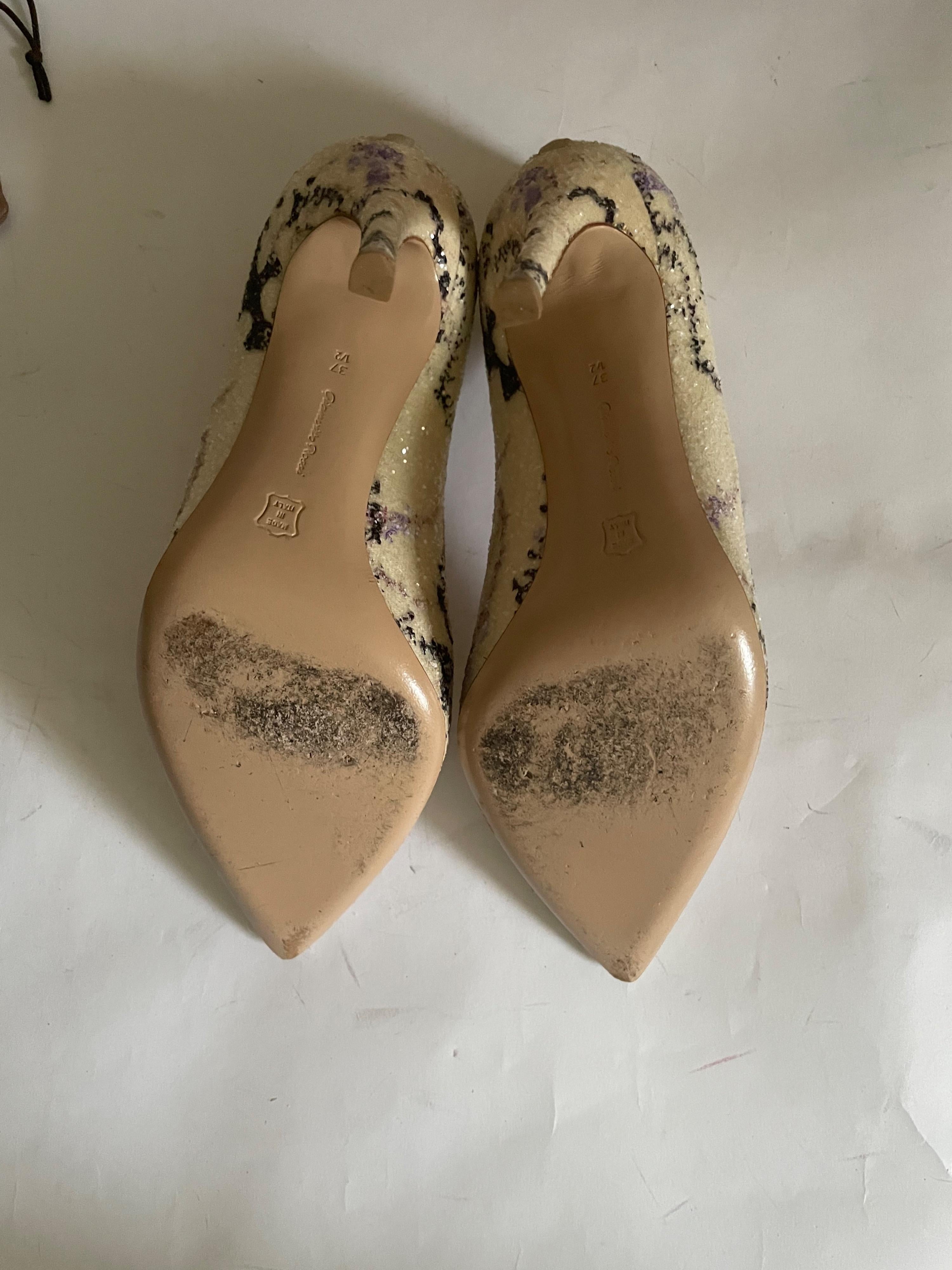 for Mary Katrantzou Floral Pumps