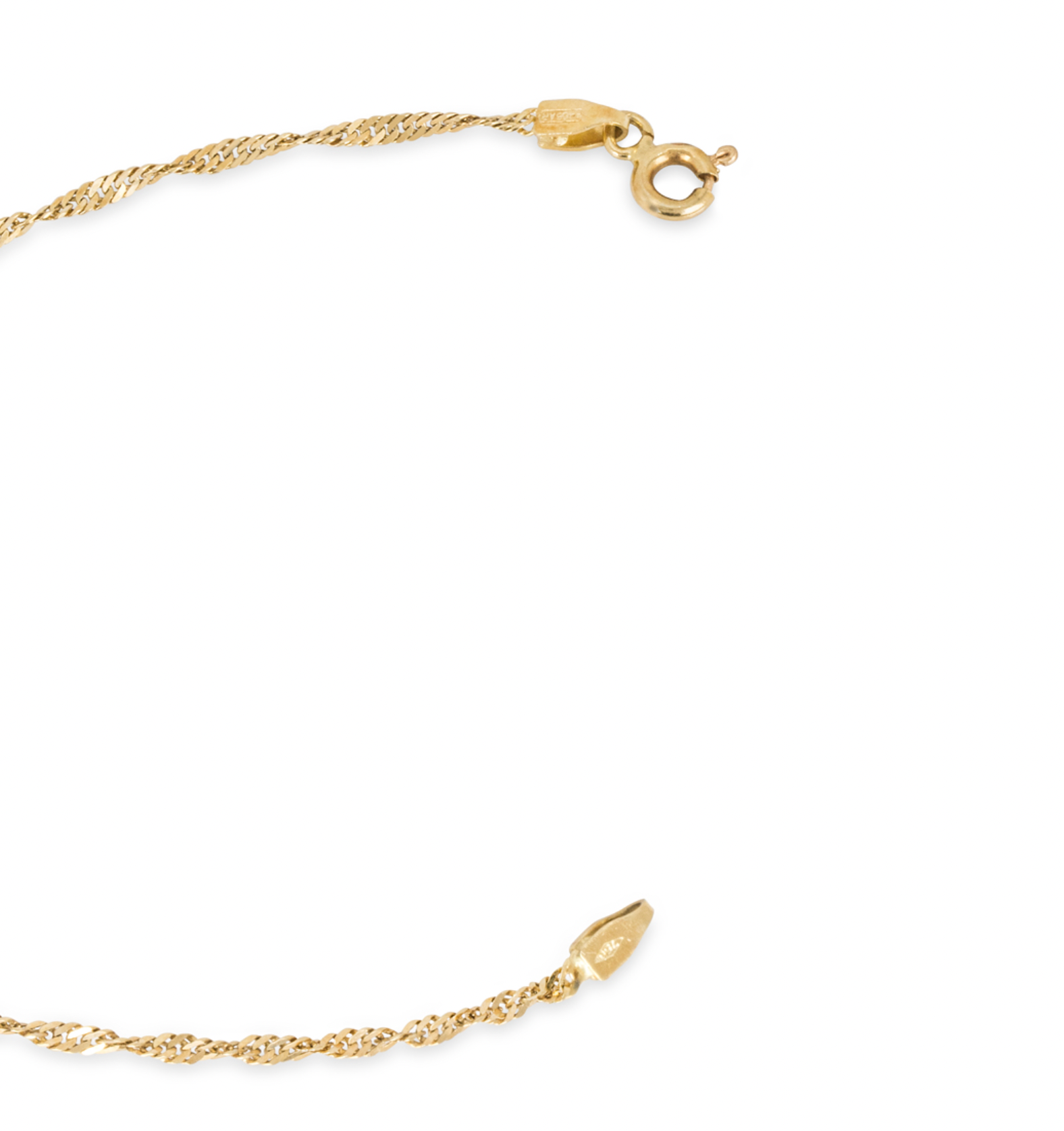 18ct yellow gold & white diamond floral pendant necklace