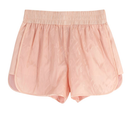 Fendi Pink Monogram Satin Shorts