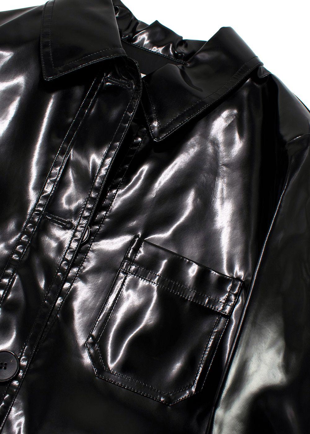 Dior Black Glossy Single-breasted Jacket
