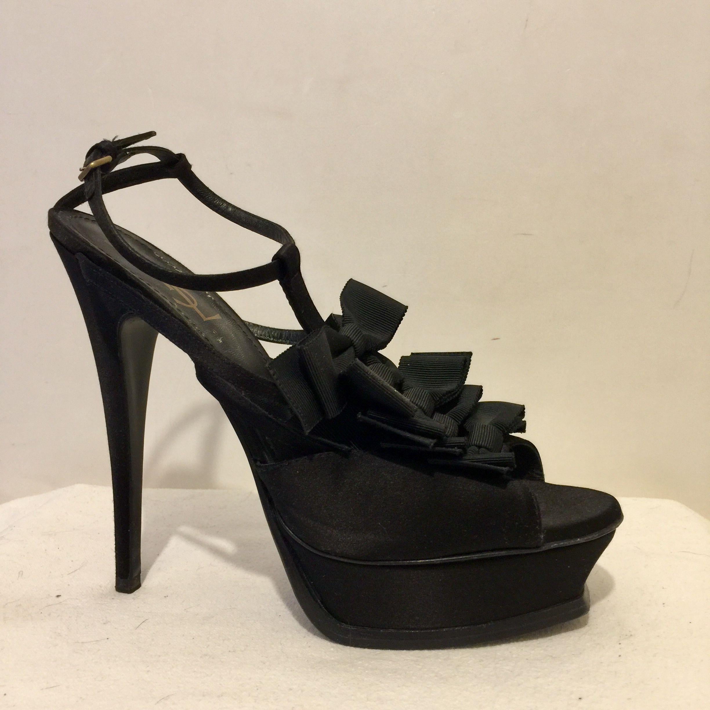 Vintage Satin & Grosgrain Tribute Sandals