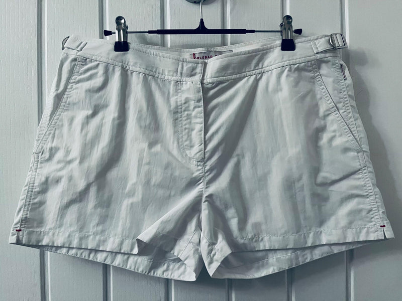Orlebar Brown White Cotton Ladies Shorts