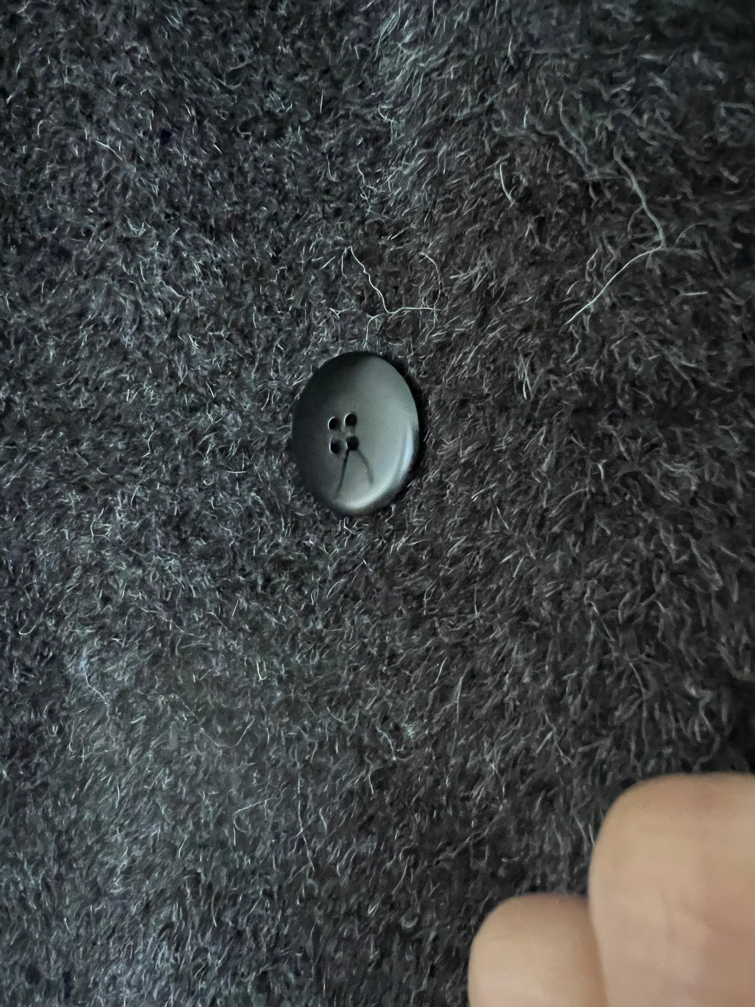MaxMara Grey Alpaca Wool Coat
