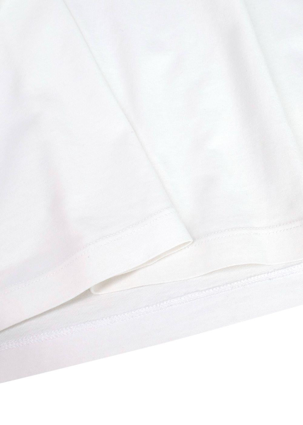 Etro White Cotton Vino da Tavola T-Shirt