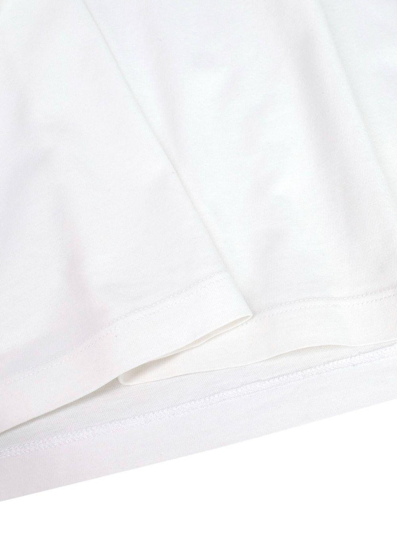Etro White Cotton Vino da Tavola T-Shirt