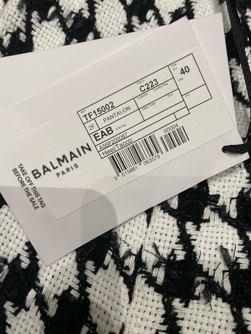 Balmain Houndstooth Jacquard Shorts