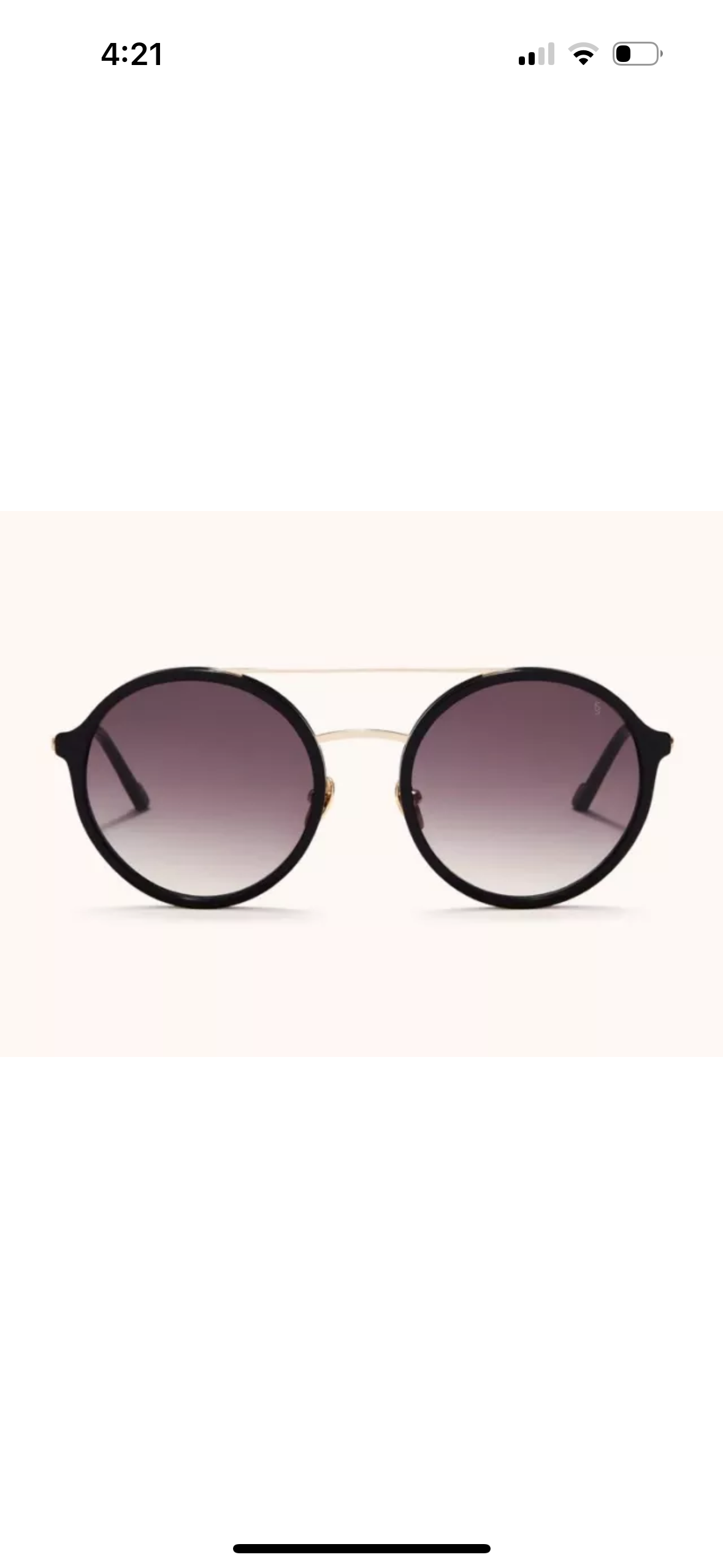 Olivia Round SVintage Style Sunglasses