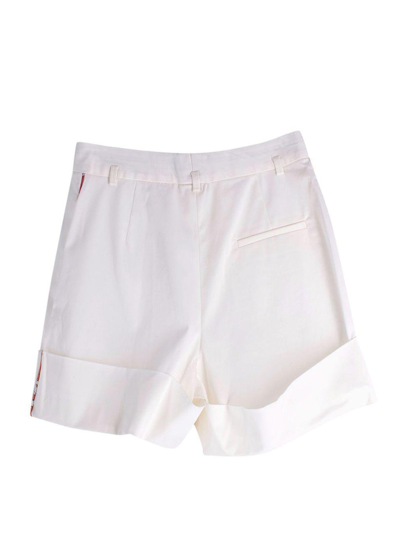 Emilio Pucci White Tailored Shorts