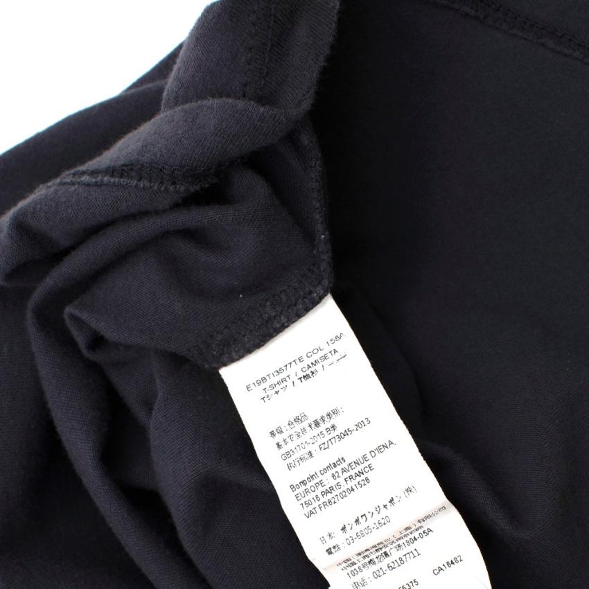 Bonpoint Grey Cotton Holographic Cherry Logo T-shirt