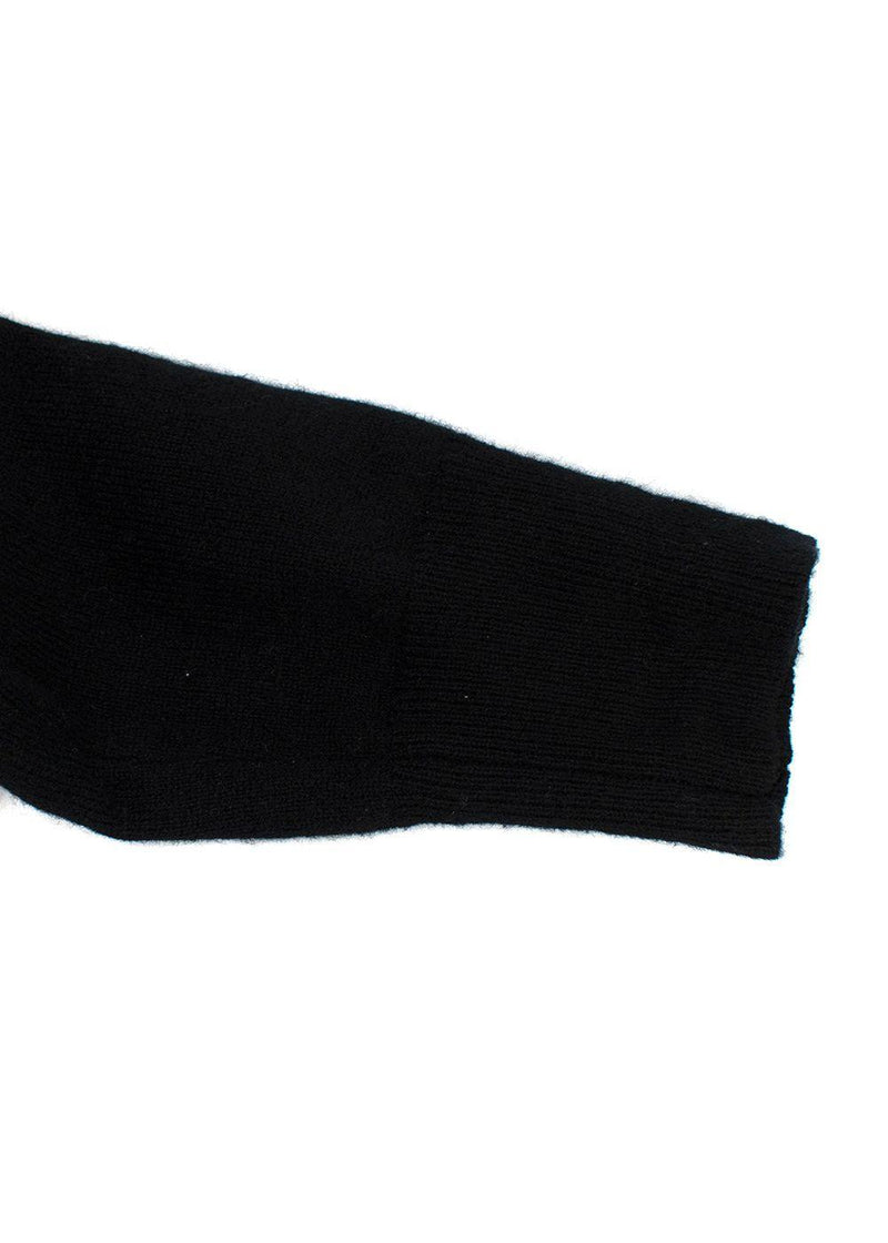 Chloe Black Gold Horse Turtleneck Sweater