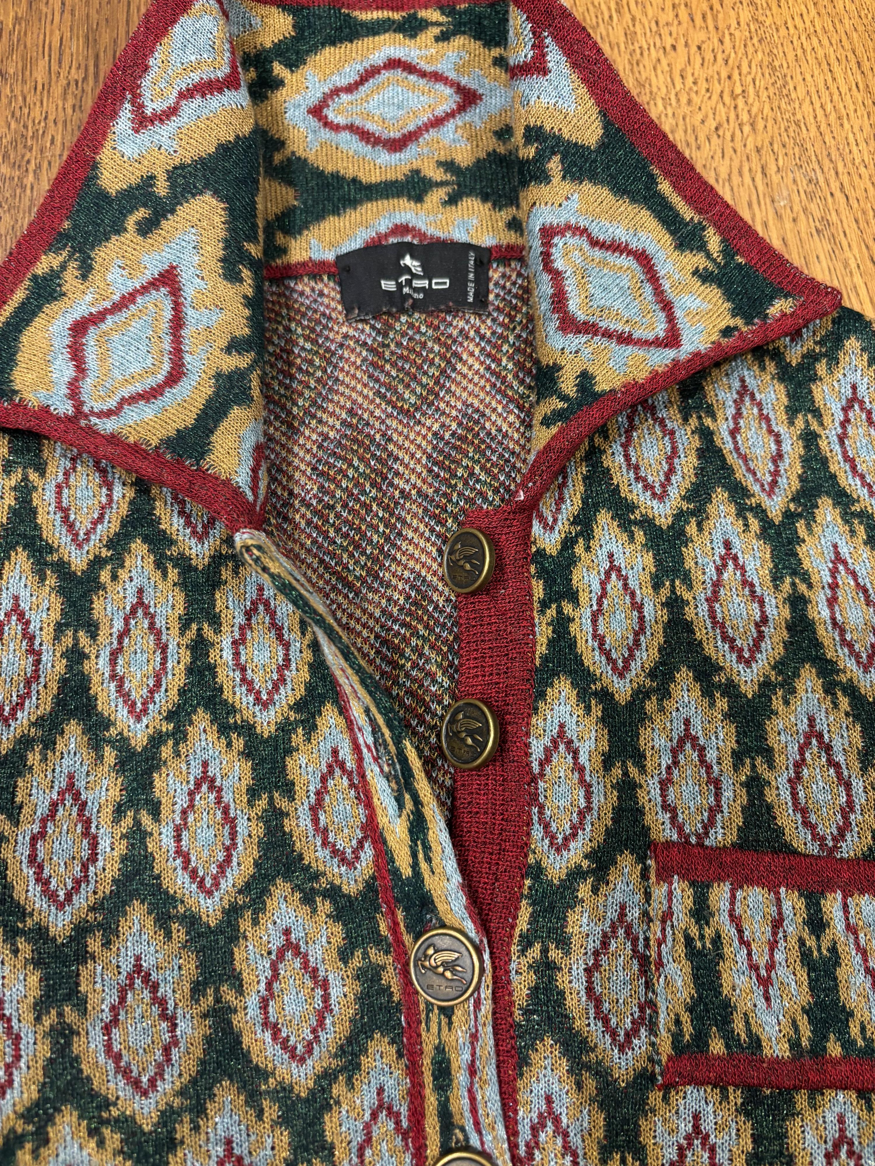Etro Printed Polo Shirt