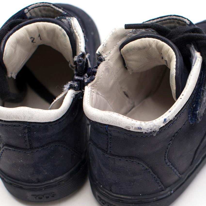 Tod's Boy's Navy Trainers