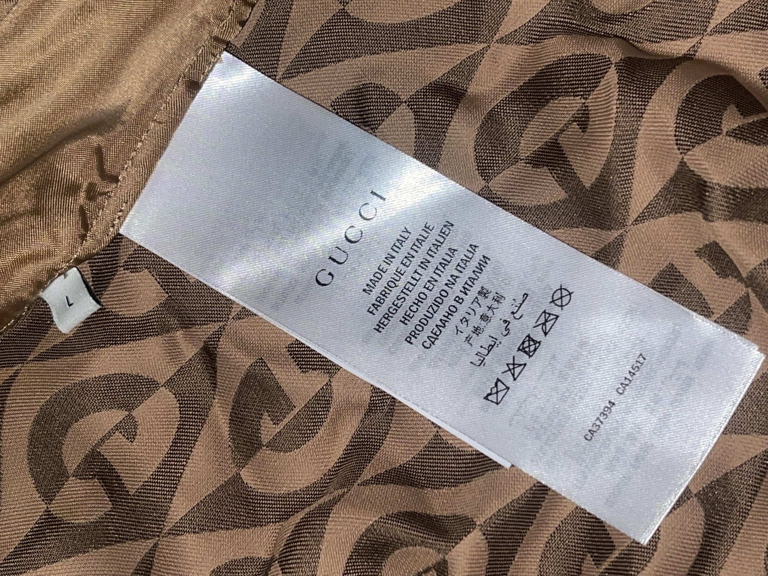 Gucci Diamond Monogram Web Stripe Sleeve Track Top