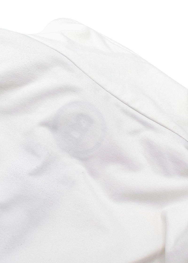 Bogner White Quarter Zip Logo Baselayer