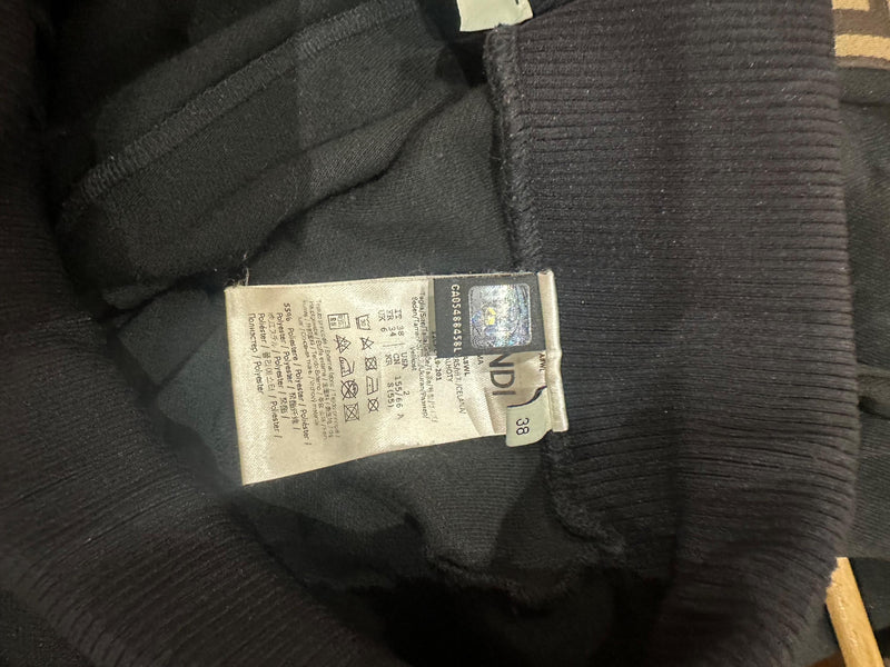Fendi FF Side-stripe Black Track Jacket & Pants
