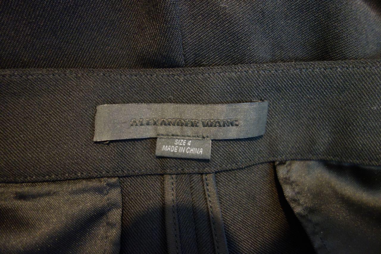 Black Wool Culottes