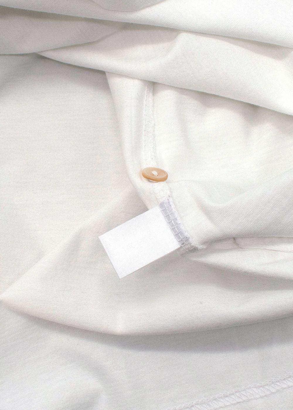 White Cotton Polo Shirt