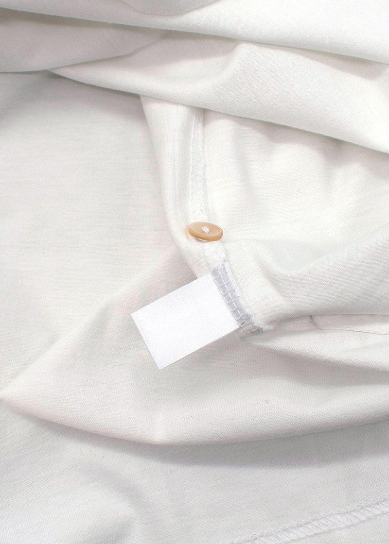 White Cotton Polo Shirt