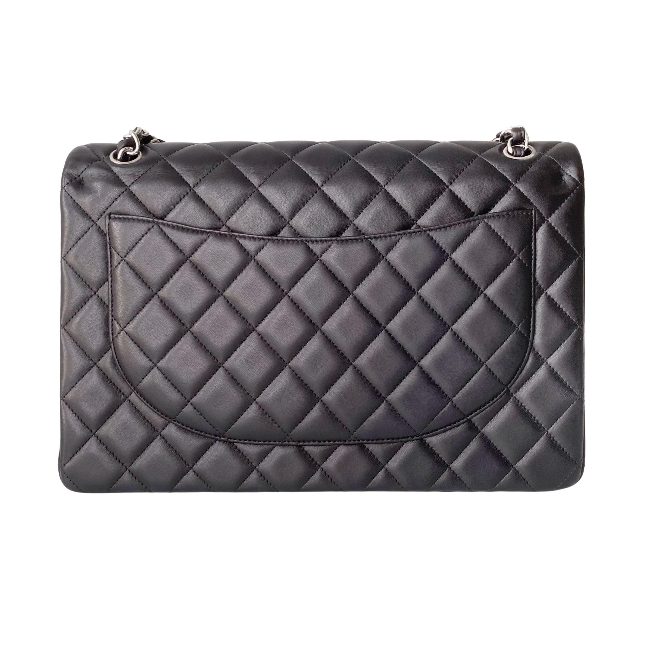 Maxi Lambskin Double Flap