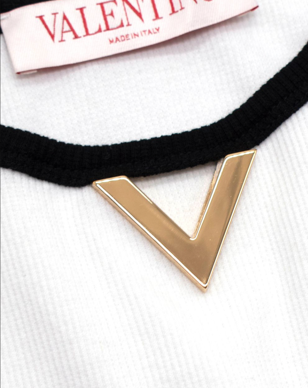Valentino White Cropped Vest