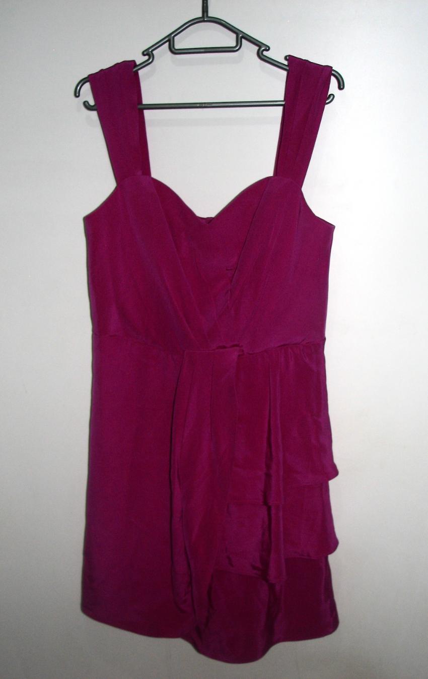 Temperley pink silk dress