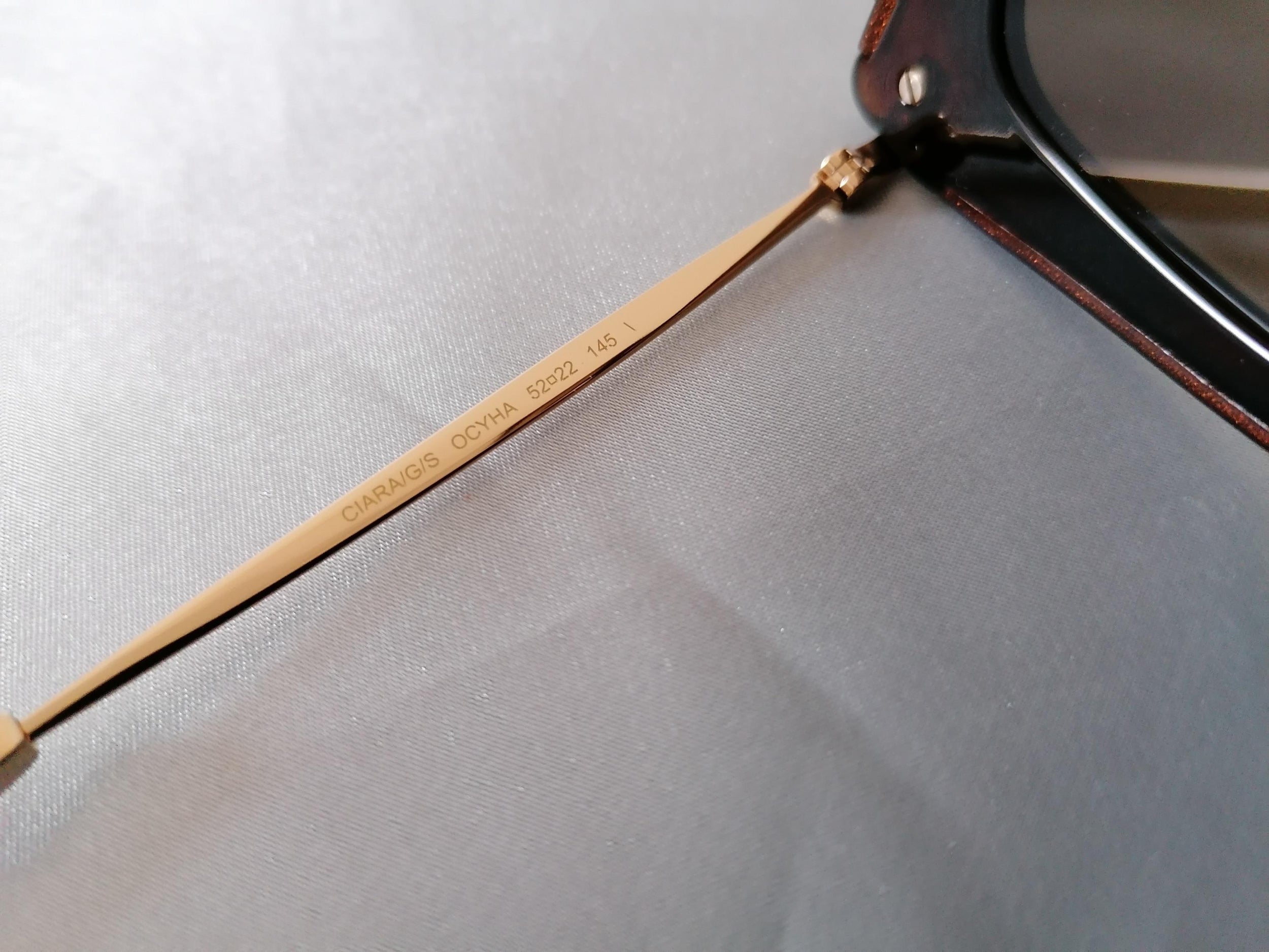Dark Havana & Glitter Square Frame Sunglasses