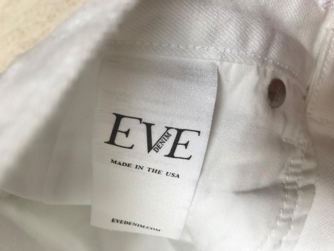 Eve Denim White Charlotte Wide Leg Culottes