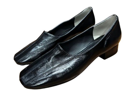 Phoebe Philo Black Leather Flats