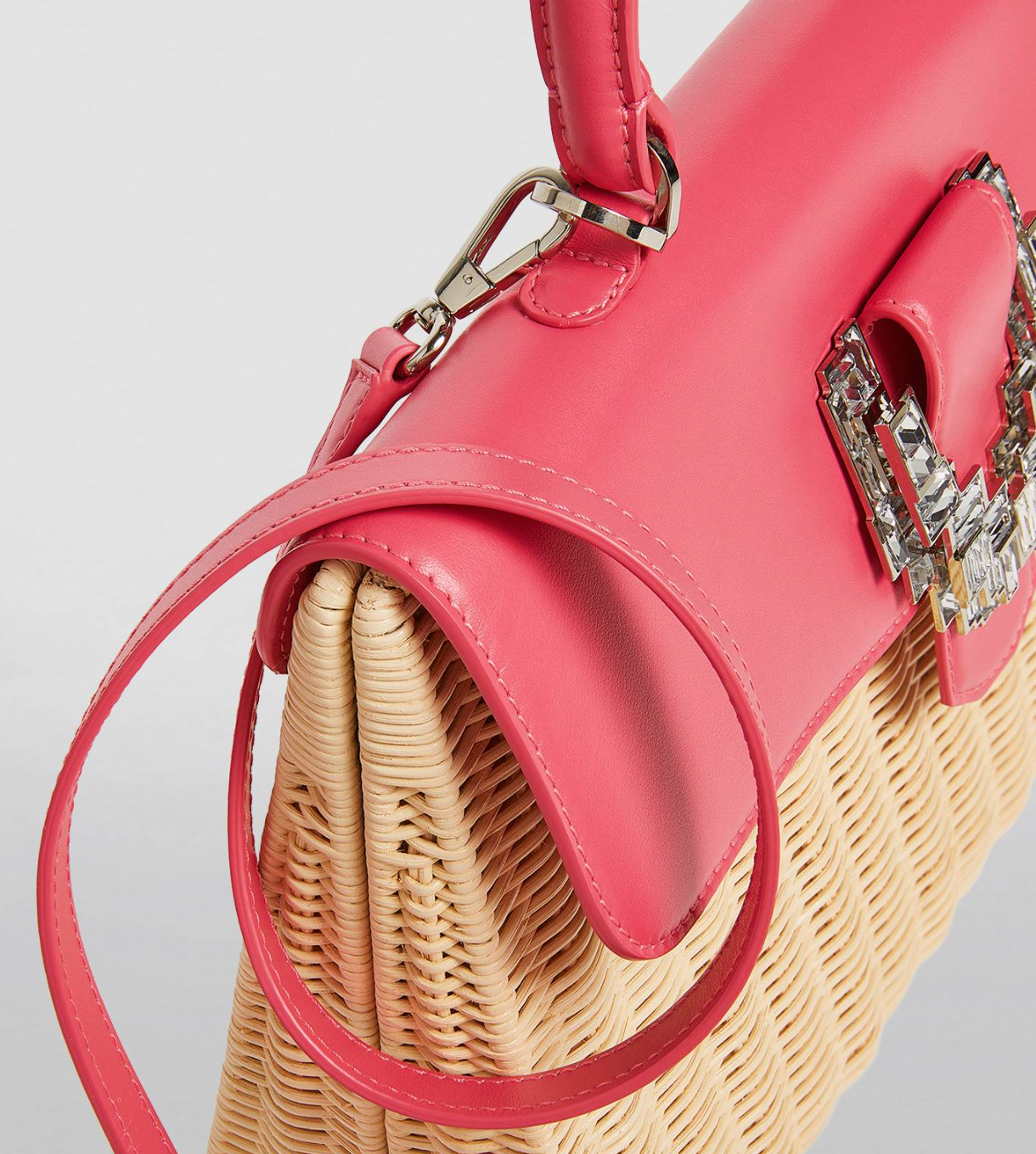 Rodo Paris Willow Woven Top-Handle Bag