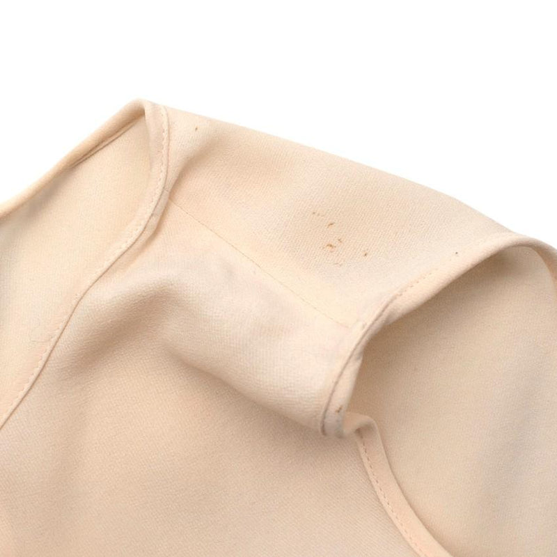 Chanel Cream Silk Sleeveless Shell Top