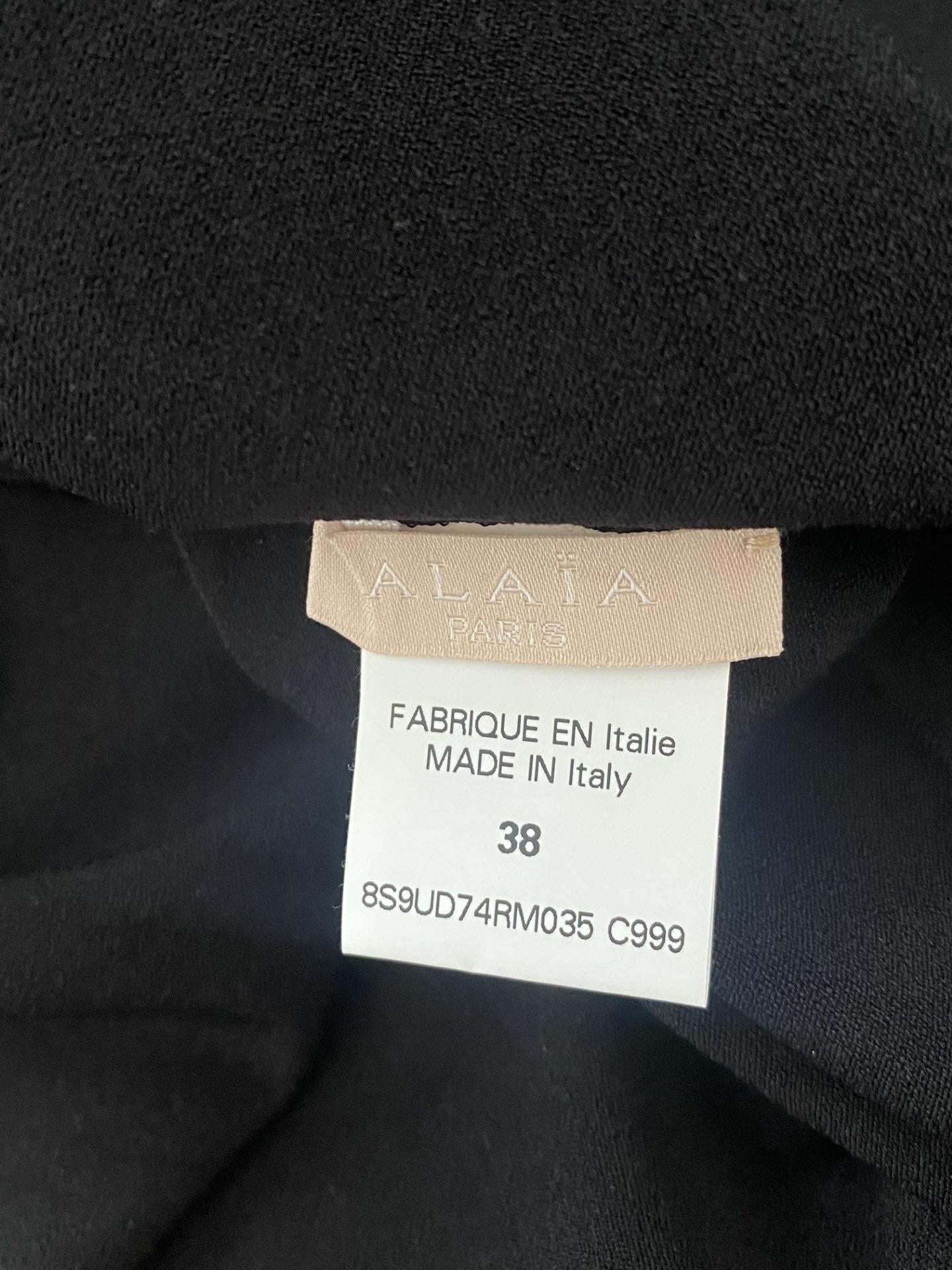 Alaia Black A Line Top